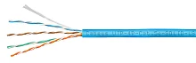 Cabeus UTP-4P-Cat.5e-SOLID-LSZH-BL-100 Кабель витая пара UTP (U/ UTP), категория 5e, 4 пары (24 AWG), одножильный, синий, LSZH, нг(А)-HF, (100 м)