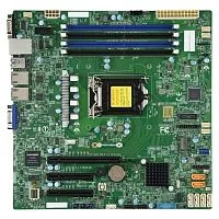Материнская плата SuperMicro MBD-X11SCL-F-B mATX/ 1x 1151 v2/ 4x DIMM/ iC242/ 2x GbE (MBD-X11SCL-F-B)