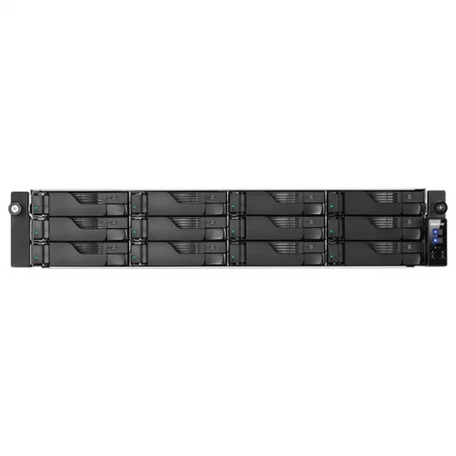 Сетевое хранилище Asustor Lockerstor 12R Pro AS7112RDX/ Xeon E-2224/ 4GB/ noHDD (up 12LSFF)/ 4x GbE/ 2x 550W (90IX01C1-BW3S10) фото 2
