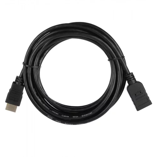 Кабель ACD Кабель ACD-DHHF1-30B |ACD-DHHF1-30B| HDMI 1.4, Golden Plated,19m/ 19f, HDMI extension, Черный, 3м |ACD-DHHF1-30B| (742286)