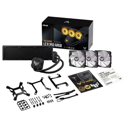 Жидкостная система охлаждения ASUS TUF GAMING LC II 360 ARGB/ AIO COOLER,TUF GAMING FAN,AURA 90RC00M1-M0UAY0 фото 5