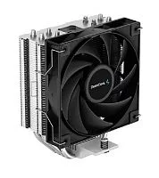 DEEPCOOL AG400 LGA1700/ 1200/ 115X/ AM5/ AM4 (18шт/ кор, TDP 220W, PWM, Fan 120mm, 4 тепл. Трубки, черный) RET