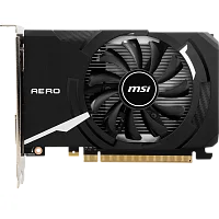 Видеокарта/ VGA MSI NVIDIA GeForce GT 1030 AERO ITX 4GD4 OC 4GB, DDR4/64-bit, PCIe 3.0, 1xHDMI 2.0, 1xDVI-D, 2-slot