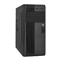 Exegate EX283225RUS Корпус Miditower ExeGate UN-605B Black, ATX, , 2*USB, Audio, замок блокировки кнопки питания
