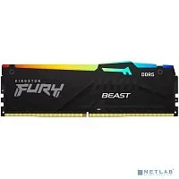 Память оперативная/ Kingston 32GB 5200MT/s DDR5 CL40 DIMM FURY Beast RGB XMP (KF552C40BBA-32)