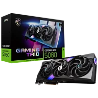 Видеокарта MSI PCI-E 5.0 RTX 5080 16G GAMING TRIO NVIDIA GeForce RTX 5080 16Gb 256bit GDDR7 2617/30000 HDMIx1 DPx3 HDCP Ret