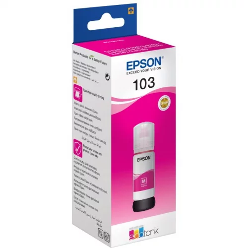 Чернила/ Epson EcoTank Magenta ink bottle L3100/3101/3110/3150/3151 (C13T00S34A)