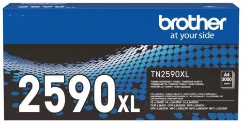 Brother TN-2590XL Картридж для Brother DCP-L2600/ DCP-L2622/ DCP-L2640/ HL-L2402/ HL-L2442/ HL-L2460 (3 000 стр.) (TN2590XL)
