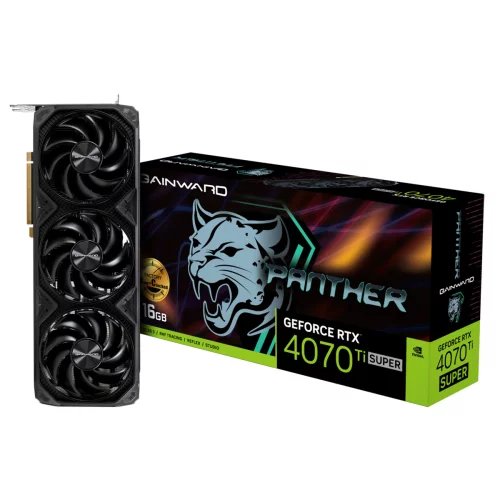 RTX4070Ti SUPER PANTHER OC 16GB GDDR6X 256bit 3-DP HDMI (NED47TSS19T2-1043Z)
