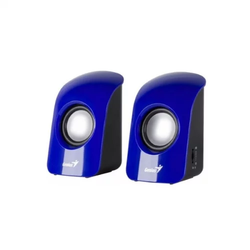 Колонки Genius SP-U115, 2.0, 1.5W, USB-power, Mini jack 3.5 mm, синий (31731006102)