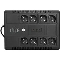 HIPER INLine LM-850: Линейно-интерактивный 850VA/480W Розетки: 8 CEE АКБ: Свинцово-кислотная, 12В / 9 Ач