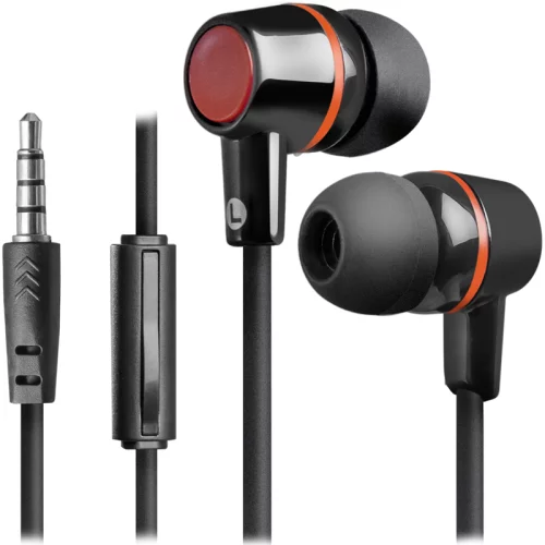 Defender Гарнитура для смартфонов Pulse 428 черный, вставки (63428)
