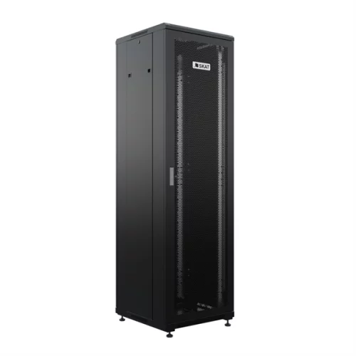 Телекоммуникационный шкаф (4426) Бастион SKAT TB-42R660PF-B Телекоммуникационный шкаф 42U/600x600мм/Пд-перф/Зд-металл/RAL9005/69кг/1.5 л.г