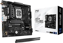 Материнская плата ASROCK B860M PRO-A WIFI, LGA1851, B860, 4*DDR5, 4*SATA, 4*M.2, 6*USB 3.2, 2*USB 2.0, Type-C, 2*PCIx16, 1*M.2 (Key E), HDMI+DP, mATX