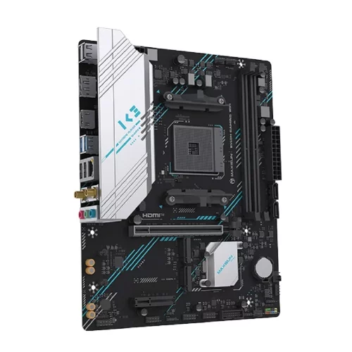 MAXSUN MS-B550M GAMING WIFI (Socket AM4, mATX, 2*DDR4, VGA/HDMI, 2*SATA3, 2*M.2, 1*PCIEx16/1*PCIEx4, 4*USB 2.0, 2*USB 3.2 Gen1, Wi-Fi 5, LAN 1*1G, RTL) фото 3