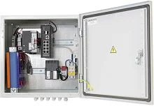 Уличный коммутатор OSNOVO OS-44TB1(SW-80802/ILS(port 90W)) Уличный управляемый (L2+) коммутатор на 10 портов с термостабилизацией, резервным питанием и функцией мониторинга температуры/влажности/напряжения на базе уличн