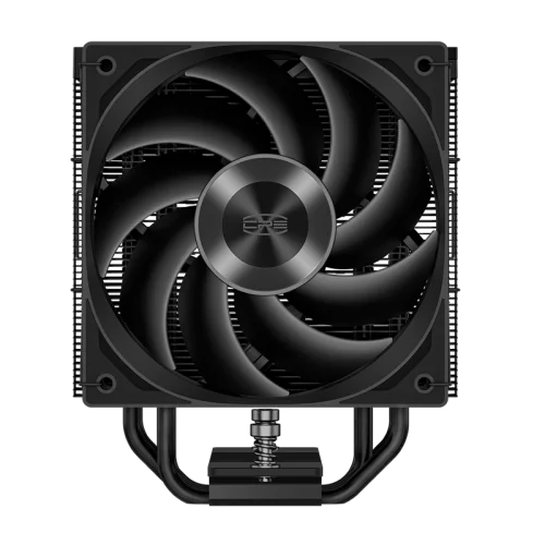 Кулер для процессора/ CPU Cooler PCCooler RZ400 V2 BK (230W, 4-pin PWM, 155mm, Al/Cu, 4x6mm, 1x120mm, 86.73CFM, 32dBA, 2200RPM, S: 1851/1700/1200/115X, AM5/AM4, black)