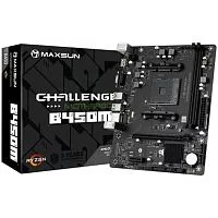 MAXSUN MS-Challenger B450M (Socket AM4, mATX, 2*DDR4, VGA+HDMI, 4*SATA3, 1*M.2, 1*PCIEx16/ 1*PCIEx1, 2*USB2.0, 2*USB 3.2 Gen1, LAN 1*1G, RTL)