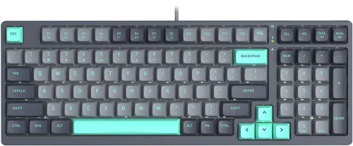 Клавиатура A4Tech Fstyler FS300 механическая черный/ серый USB for gamer LED (FS300 PANDA ROCK)