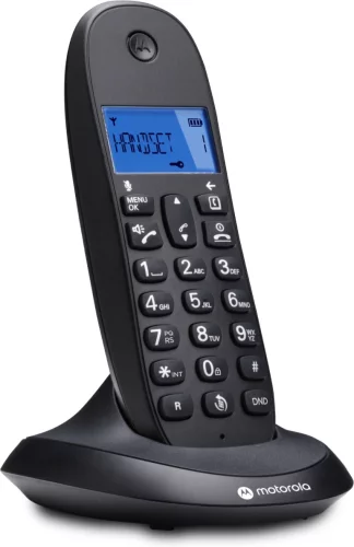 Р/ Телефон Dect Motorola C1001CB+ черный АОН (107C1001СB+) фото 2