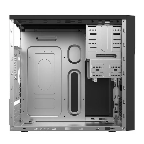 Корпус FoxLine Case Foxline FL–628-FZ450R-U32 |FL–628-FZ450R-U32| mATX case, black, w/ PSU 450W 12cm, w/ 2xUSB2.0, w/ 2xUSB3.0 w/ pwr cord, w/ o FAN фото 3