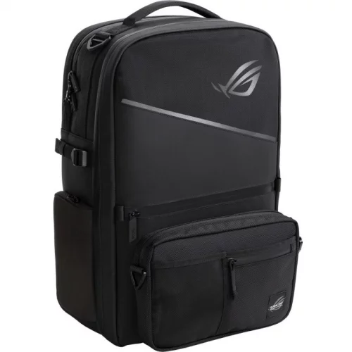 Рюкзак для ноутбука ASUS ROG Ranger Aura RGB BP3703G (90XB05X0-BBP010) (90XB05X0-BBP010) Рюкзак для ноутбука ASUS ROG Ranger Aura RGB BP3703G 17 полиэстер, полиуретан, RGB контроллер, внутренняя подсветка, черный (90XB05X0-BBP010) фото 2