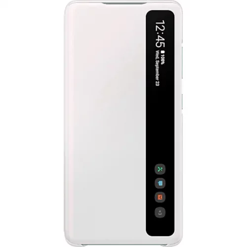 Чехол Samsung Smart Clear View Cover флип-кейс для Samsung Galaxy S20 FE белый (EF-ZG780CWEGRU)