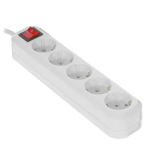 5bites SP5W-350 Сетевой фильтр 5S / 3*1.5MM2 / 16A / ABS / 5M / WHITE фото 2