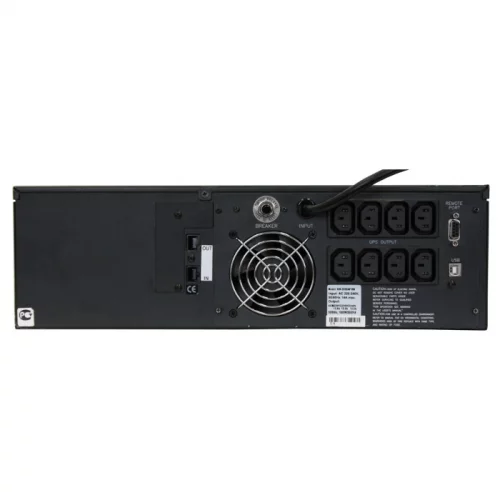 Источник бесперебойного питания Powercom King Pro RM KIN-2200AP LCD 1760Вт 2200ВА черный/ UPS Powercom King Pro RM KIN-2200AP LCD 1760W 2200Va black фото 2