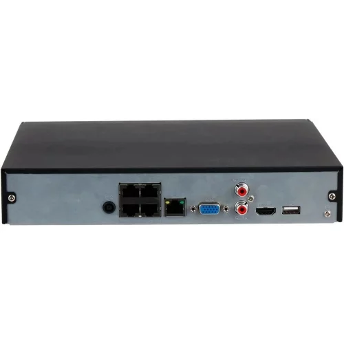 DAHUA DHI-NVR2104HS-P-I2 4-канальный IP-видеорегистратор с PoE, 4K и H.265+, видеоаналитика, входящий поток до 80Мбит/ с, 1 SATA III до 10Тбайт фото 2