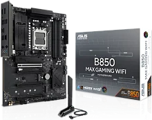 Материнская плата ASUS B850 MAX GAMING WIFI, AM5, B850, 4*DDR5, 4*SATA, 3*M.2, 5*USB 3.2, 2*USB 2.0, Type-C, 5*PCIx16, DP+HDMI, ATX; 90MB1PR0-M0EAY0