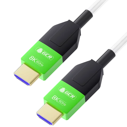 GCR Кабель 20.0m оптический HDMI 2.1 8K 60Hz, 4K 144Hz, высокоскоростной 48.0 Гбит/ с, белый (GCR-57075)