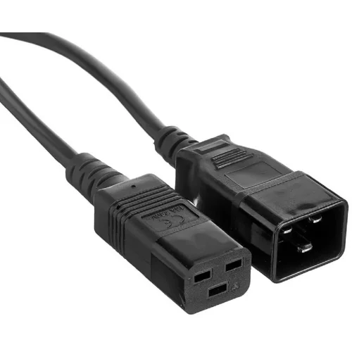 Exegate EX297807RUS Кабель питания (UPS) Special EC20-1,8S (IEC 320 C19-]C20, 3*1.5mm2, CCA, черный, 1.8м)