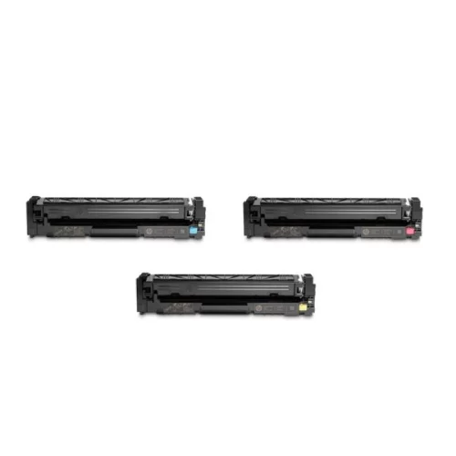 Картридж HP 201X, голубой, пурпурный, желтый / 3 x 2300 страниц (CF253XM) (CF253XM) Тонер-картридж набор из 3 шт/ HP 201X 3-pack High Yield Cyan/Magenta/Yellow Original LaserJet Toner Cartridges (CF253XM) фото 3