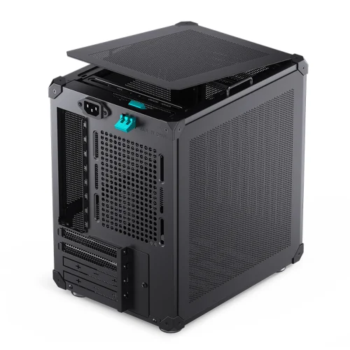 Корпус без блока питания/ Case JONSBO C6-ITX, Micro-Tower, no fan, 1xUSB-A 3.0 + 1xUSB-C 3.1, mDTX, mITX Black (C6-ITX BLACK) фото 7
