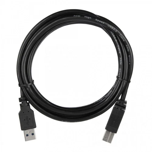 Кабель ACD Кабель ACD-U3ABM-20L |ACD-U3ABM-20L| USB 3.0, A male - B male, ТТХ: |ACD-U3ABM-20L| (7/ 0.12BC+HDPE)*1P+|(7/ 0.12BC+HDPE)*2C+7/ 0.12BC+AL|*2P +7/ 0.16BC*2C+AL+7/ 0.12BC+B(80/ 0.12AL)PVC5.5, Черный, 2м (742088)