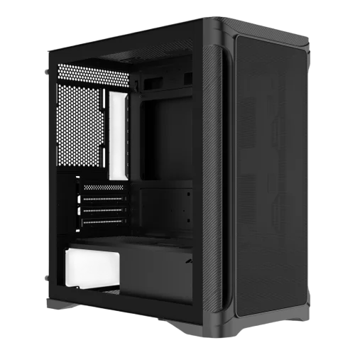 Корпус Компьютер без блока питания/ Case SAMA S31E Black, Midi-Tower, TG, no fans, 2xUSB 3.0 + 1xUSB 3.2 Type-C, mATX, mITX Black (S31E-BKMMA0X1-GL)