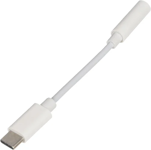 Переходник Buro BHP TPC-JCK Jack 3.5 (f)-USB Type-C (m) белый фото 5