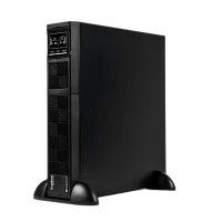 Systeme Electric Smart-Save Online первого поколения 1500 ВА, конвертируемый форм-фактор 2U, 230 В, 8 розеток IEC C13 и 1 розетка С19, SmartSlot, LCD, USB HID, версия с возможностью увеличения времени (SRTSE1500RTXLIG1)