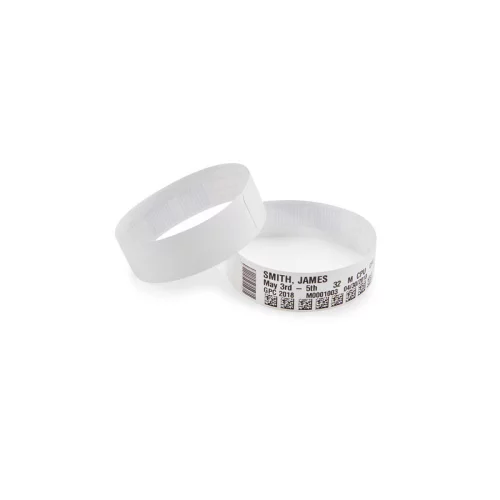 Этикетки в виде браслета полипропилен 25х178 мм белый/ Wristband cartridge, 25mm*178mm, 300pcs/Roll, Pediatric - White (10006999K-AIDC/L)