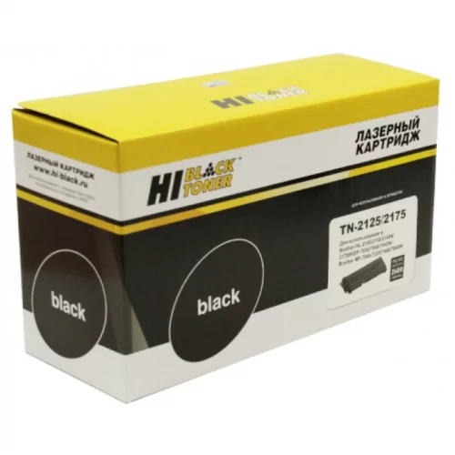 Тонер-картридж Hi-Black HB-TN-2275 Bk 2,6K (для Brother HL-2240R/ 2240DR/ 2250DNR/ DCP-7060DR) (984022040)