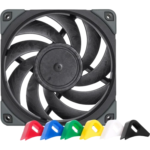 Кулер для корпуса/ Case Cooler Noctua NF-A12x25 PWM chromax.black.swap (120x120x25mm, 4-pin PWM, 60.09CFM, 22.6dBA, 2000RPM, Black)