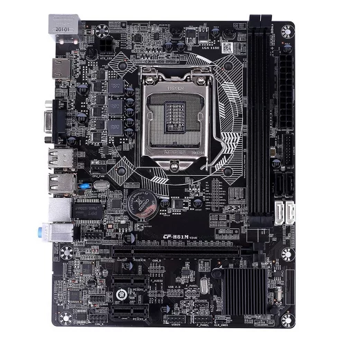 Материнская плата Colorful H81M-K PRO V24B, Socket 1150, Intel®H81, 2xDDR3-1600, D-SUB+HDMI, 1xPCI-Ex16, 2xPCI-Ex1, 2xSATA2, 2xSATA3, 8 Ch Audio, GLan, (4+2)xUSB2.0, (0+2)xUSB3.0, 2xPS/2, mATX, RTL {10}