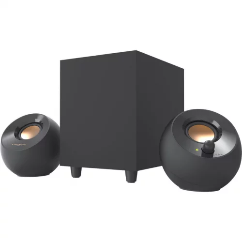 Компьютерные колонки Creative акустика Peebble plus 2.1, черный, 8 Вт, USB (51MF0480AA000)