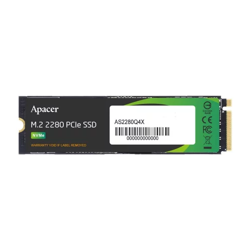 Apacer SSD AS2280Q4X 512Gb M.2 2280 PCIe Gen4x4, R4000/ W2500 Mb/ s, 3D NAND, MTBF 1.5M, NVMe 1.4, 300TBW, Retail, 3 years (AP512GAS2280Q4X-1) фото 2