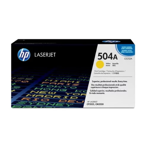 Картридж HP 504A, желтый/ 7000 страниц (CE252A)