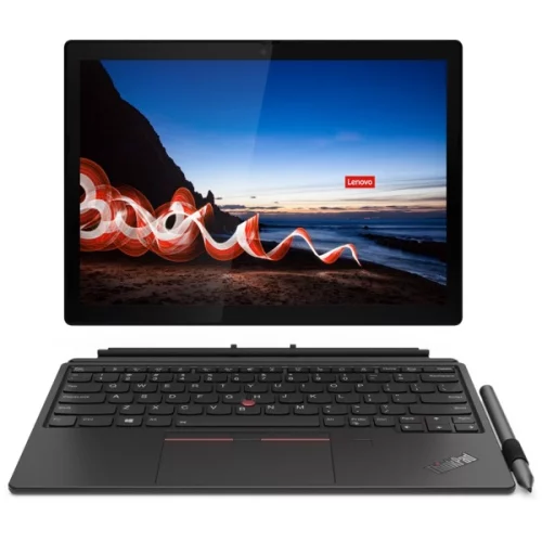 Ноутбук Lenovo ThinkPad X12 Detachable 12.3 FHD Touch, Core I5-1130G7, 8GB, 256GB SSD, WiFi, BT, 4G, FPR, Win10Pro, черный [20UW0004RT]