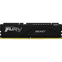 Модуль памяти DDR 5 DIMM 16Gb PC48000, 6000Mhz, Kingston FURY Beast Black XMP CL30 (KF560C30BB-16) (retail)
