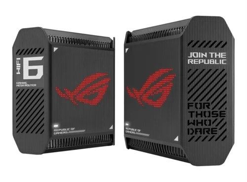 ASUS ROG GT6(B-2-PK)/ / 2 access point / 802.11ax, 574 + 4804Mbps, 2,4 + 5 gGz, black ; 90IG07F0-MU9A20