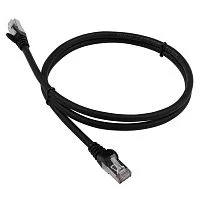 Патч-корд Lanmaster 1 м черный (LAN-PC45/ S6-1.0-BK) (LAN-PC45/S6-1.0-BK)